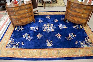 Chinese Oriental carpet, 8'10" x 11'4".