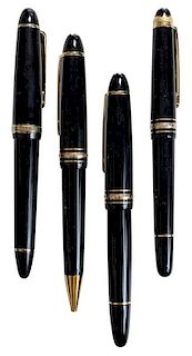 Four Montblanc Writing Instruments