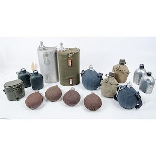 Lot of Military Canteens