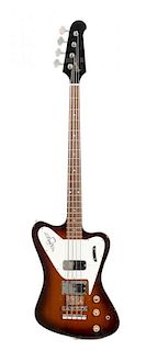A Gibson Thunderbird Bass Guitar