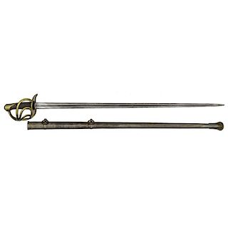 French Cuirassier Sword and Scabbard