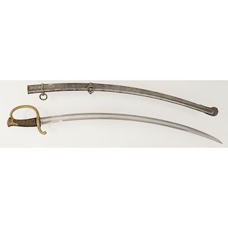 Early French Artillery Saber