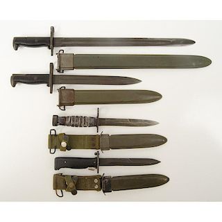 Lot of Four U.S. Bayonets