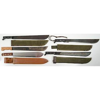 Lot of Five Edged Weapons