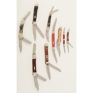 Lot of Nine Case Knives