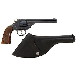 **Iver Johnson Supershot Sealed Eight with Leather Holster
