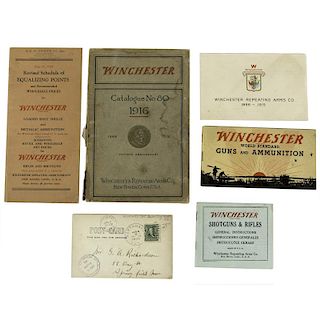Group of Winchester Catalogs and Fliers