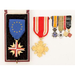 Lot of European Awards and Insignia