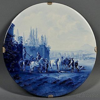 Thoost & Labouchere Delft Blue and White Plaque