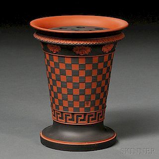 Wedgwood Rosso Antico Potpourri Vase