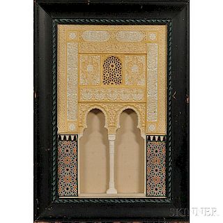 Spanish Composite Architectural Model of the Alhambra