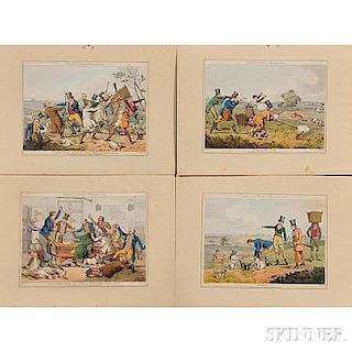 Fourteen Hand-colored Prints After Wheatley and Alken:      After Francis Wheatley (British, 1747-1801), Cries of London