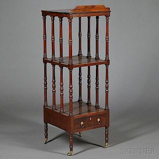 Victorian Mahogany Whatnot with a Reading Stand