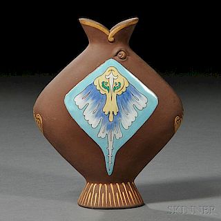 Wedgwood Christopher Dresser Design Terra-cotta Fish Vase