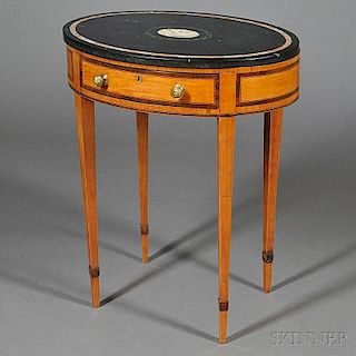 Louis XVI-style Marble-top Occasional Table