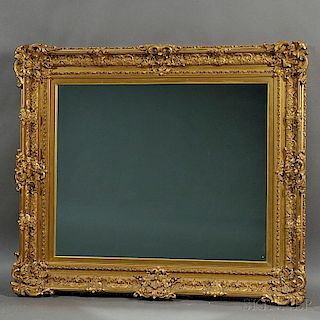 French-style Giltwood and Mirrored Frame