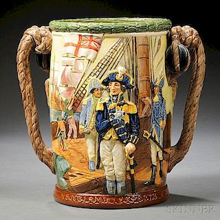 Royal Doulton Commemorative Lord Nelson Loving Cup