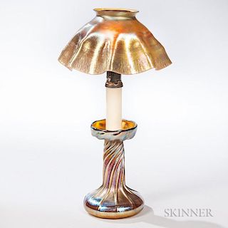 Tiffany Favrile Candle Lamp