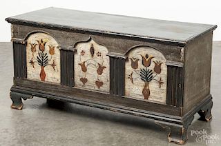 Lancaster, Pennsylvania painted pine dower chest, dated 1782, 22 1/2'' h., 45'' w.