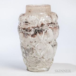 Degue Art Glass Vase