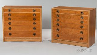 Two Dunbar Chests of Drawers