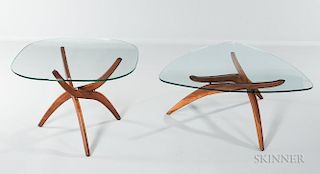 Two Danish Modern Low Tables