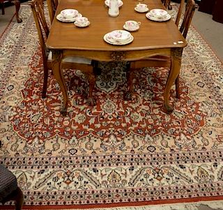 Oriental room size carpet, 9'4" x 12'3".