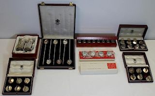 SILVER. Grouping of English Silver Items.