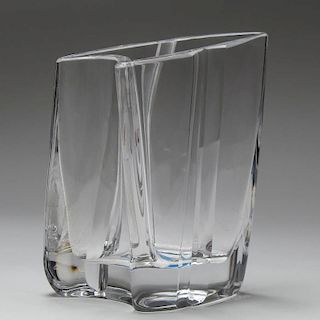 St. Louis Crystal- Modernist Glass Vase