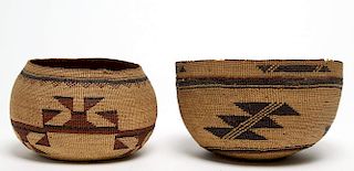 Northwest Coast Tribal Woven Baskets