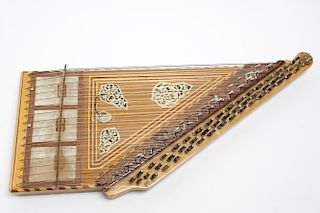 Turkish Kanun Musical Instrument & Case