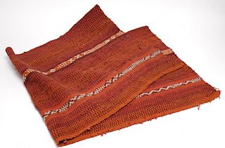 Vintage Navajo-Style Striped Wool Rug- 24" X 58"