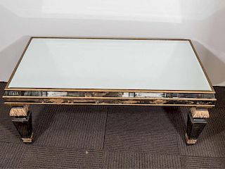 Mid-Century Modern Mirror & Gilt Coffee Table