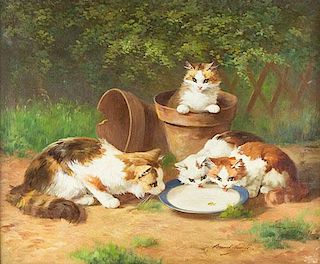 Kittens by Bernard Neuville