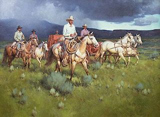 Riders on the Plain by Gary Niblett