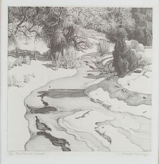The Frozen Stream by Ernest Martin Hennings