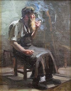 Pipe Smoke by Ernest Martin Hennings