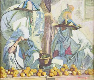Moroccan Market by Ernest Martin Hennings
