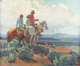 Navajo Scouting Party by Edgar Payne