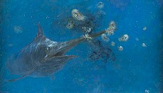 Black Marlin 11 by Stanley Meltzoff