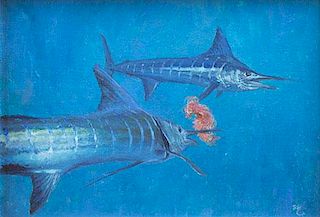 Striped Marlin 11 by Stanley Meltzoff