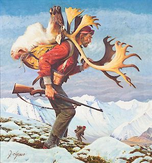 The Caribou Hunter by John Clymer