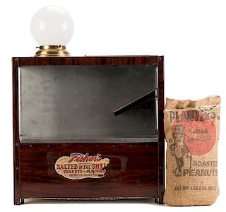 Fisher’s “Salted in the Shell” Peanuts and Almonds Dispenser.