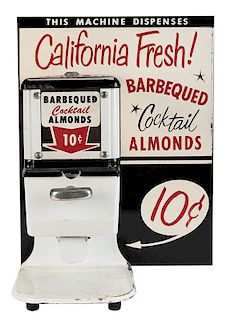 California Fresh Barbequed Cocktail Almonds 10 Cent Vendor.