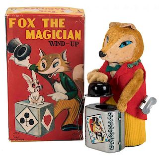 T.N. Fox the Magician Wind-Up Toy.