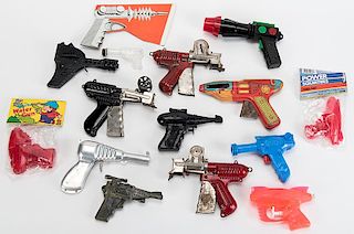 Collection of 13 Vintage Toy Pistols.
