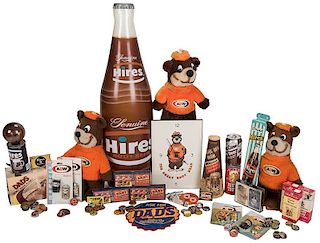 Large Collection of Vintage Root Beer Advertising and Collectibles.