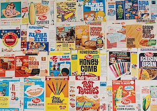 Post Cereals Vintage Sample Cereal Boxes Collection. Lot of Over 100.