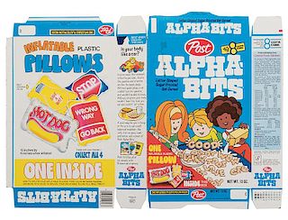 Collection of Cereal Boxes With Premium Advertisements, Plus Related Ephemera.