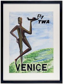 Fly TWA Venice Maquette.